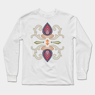 Pink Flowers Long Sleeve T-Shirt